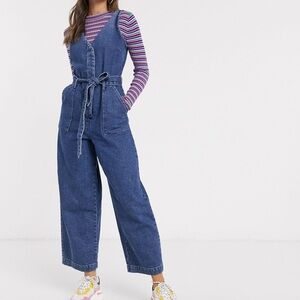 ASOS Denim V Neck Jumpsuit